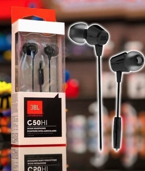 JBL, Fone de Ouvido in Ear, C50HI – Preto