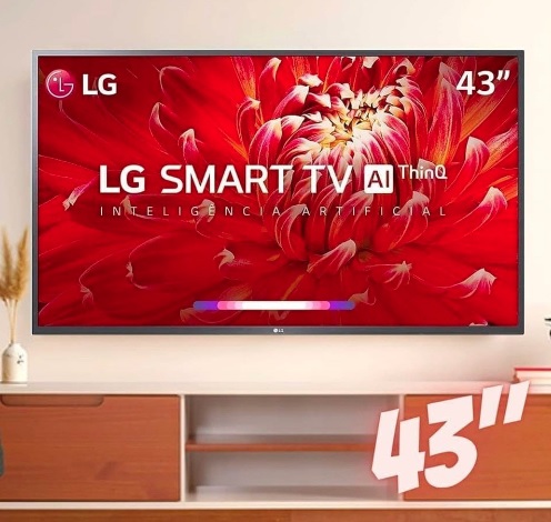 Smart TV LG AI ThinQ 43LM631C0SB LED webOS Full HD 43″ 100V/240V