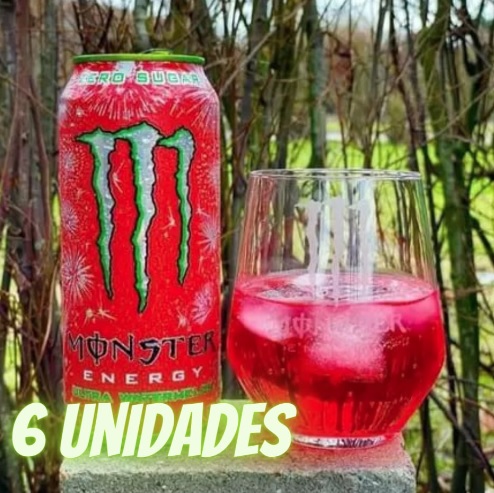 Pack de MONSTER ULTRA WATERMELON LT 473ML 6 unidades