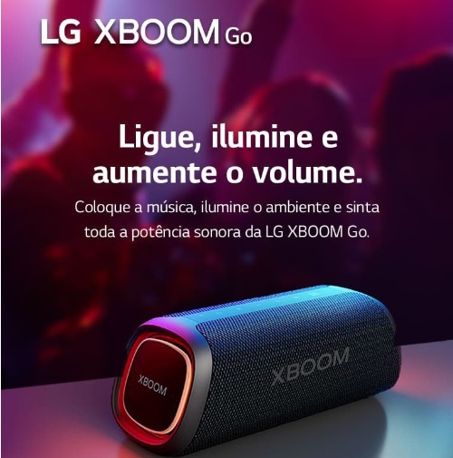 Caixa De Som Portátil LG Xboom Go Xg5s Power Bluetooth 18h