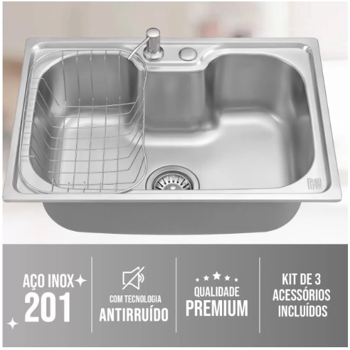 Cuba Cozinha Gourmet Pia Aço Inox Acessórios Embutir – Holtter Home Design
