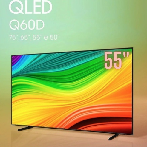Samsung Smart Tv 55 Polegadas Qled 4k Q60d 2024 QN55Q60DAGXZD