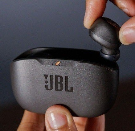 JBL, Fone de Ouvido Sem Fio, Bluetooth, Wave Buds TWS – Preto