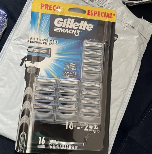 Gillette Mach3 – Refil Para Barbear, 16 Unidades