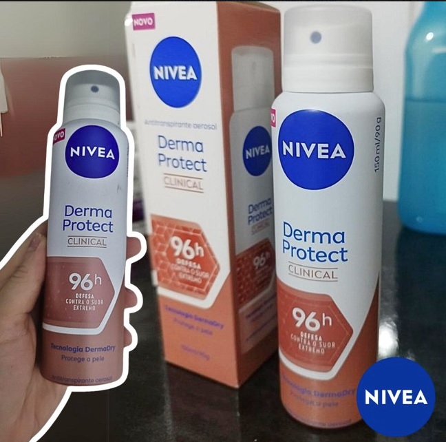 NIVEA Desodorante Antitranspirante Aerossol Derma Protect Clinical 150ml