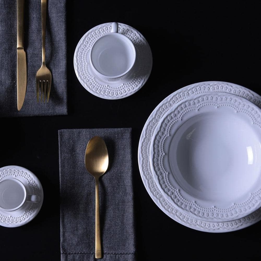 APARELHO DE JANTAR 20 PEÇAS MADELEINE BRANCO