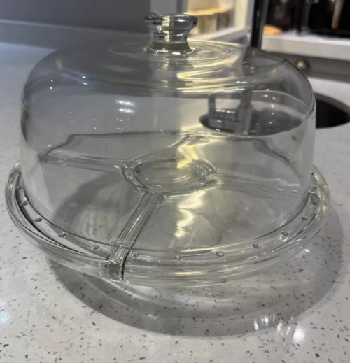 Boleira 5 Em 1 Ruvolo Com Suporte Tampa E Pé De Vidro Mônaco