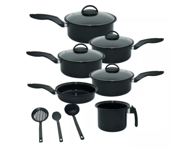 Conjunto De Panelas Cerâmica 9 Peças Fogão Indução Cooktop