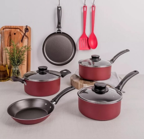 Jogo De Panelas 7 Peças Turim Antiaderente Tramontina