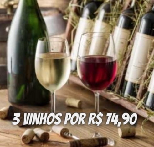 Leve 3 V1nh0s por R$ 74,90 na Amazon