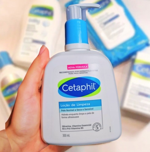 Loção De Limpeza Facial Cetaphil 300ml Pele Normal a Seca e Sensível