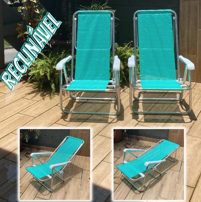 Mor – Cadeira Reclinável Alumínio 8 Posições Anis