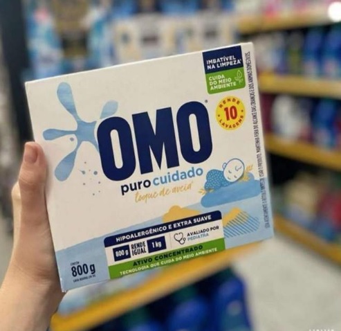 OMO Puro Cuidado – Sabão Em Pó 800G