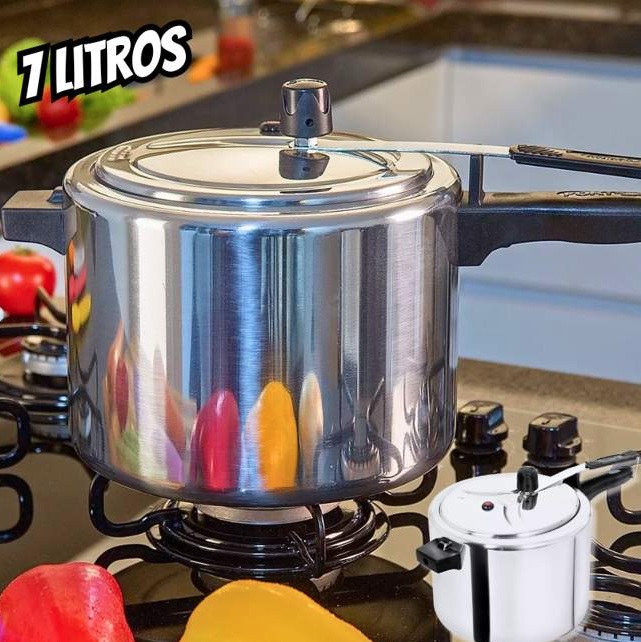Panela De Pressao 7 Litros Polida Fortlar – A