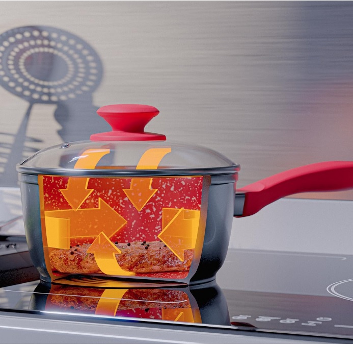 Panela Philco PPH160APR Redstone com Tampa de Vidro 1,4L –