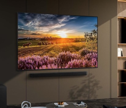 Samsung Smart TV 65″ QLED 4K 65Q60D – Tecnologia de Pontos Quânticos, Design AirSlim, Gaming Hub