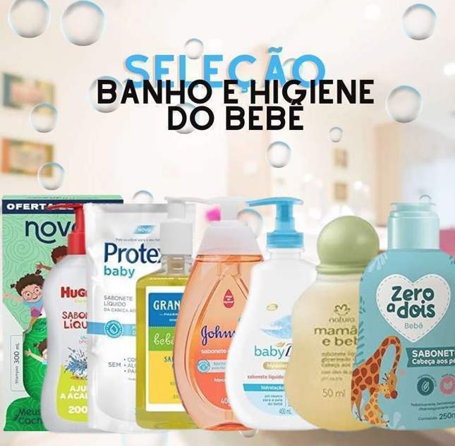 Seleção De Banho E Higiene Do Bebê