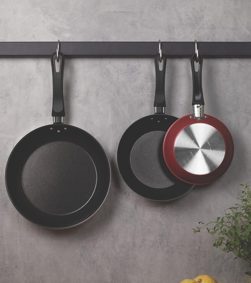 Tramontina JOGO DE FRIGIDEIRAS 3PCS CARIBE VERMELHO