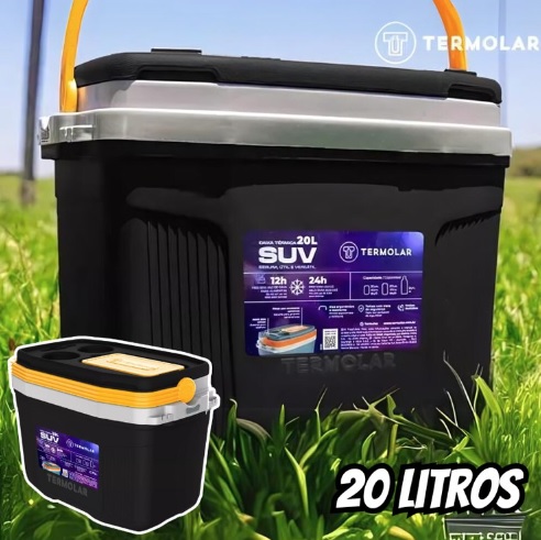 Caixa Termica Suv Cooler Com Alça 20 Litros