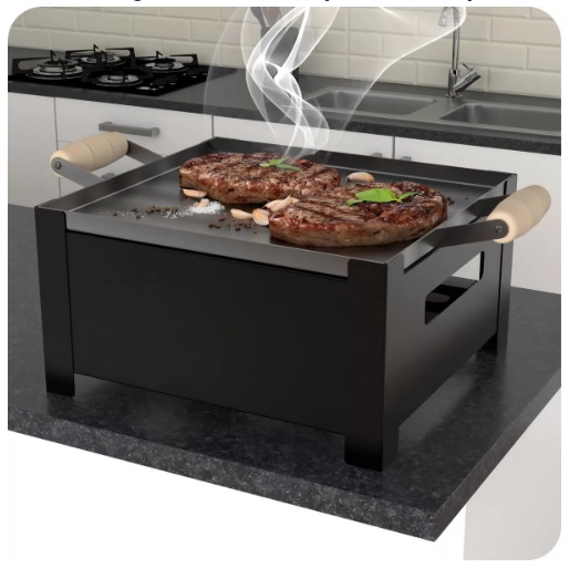 Chapa A Álcool Fogareiro Churrasqueira Bistequeiras Rechaud