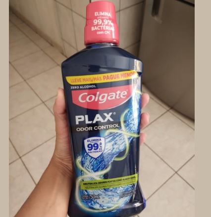 Colgate Plax Odor Control – Enxaguante Bucal, Embalagem Promocional, 750ml