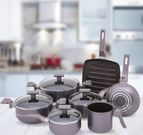 Conjunto De Panelas Sartin Graf 7 Peças Cerâmica Mimo Style