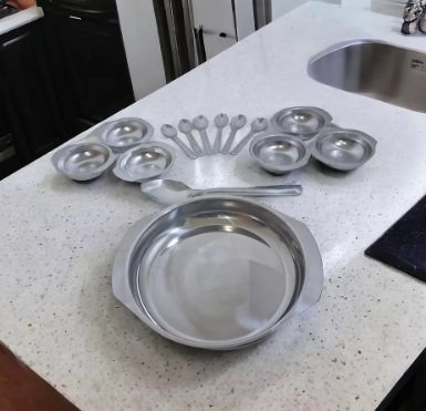 Conjunto Jogo De Tigela Para Sobremesa 14 Peças Inox