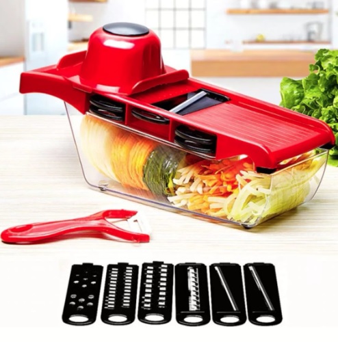 Cortador Fatiador Manual Legumes Lamina Aço Alta Qualidade