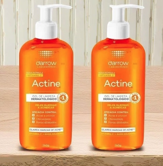 Darrow Actine Vitamina C Kit com 2 unidades – Gel de Limpeza