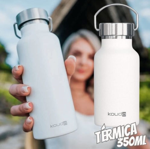 Garrafa Térmica Kouda 350ml Branco – Martial