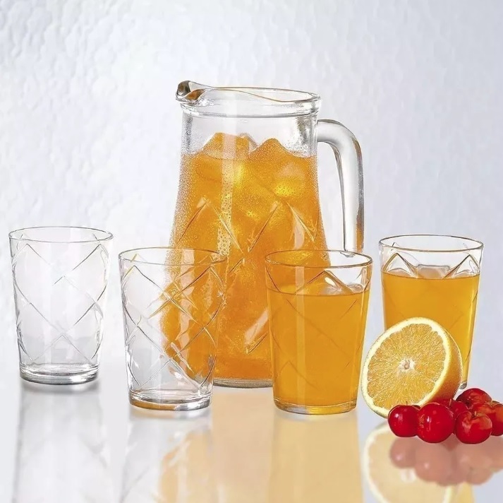 Jogo De 1 Jarra 4 Copos Nadir Maracatu