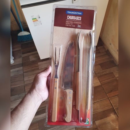 Jogo de Churrasco Tradicional 3 Peças – Tramontina