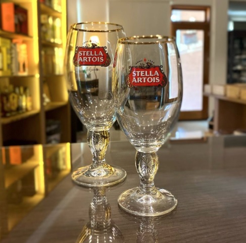 Jogo de Taças para Cerveja de Vidro 6 Peças – 250ml Ambev Stella Artois