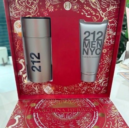 Kit Carolina Herrera 212 Men Nyc – Edt 100ml + Pós Barba 100ml