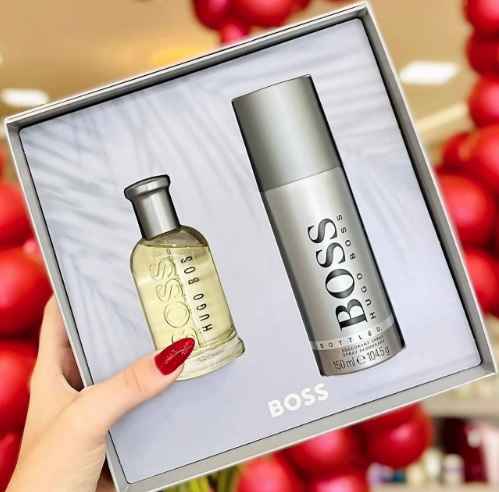 Kit Perfume Masculino Bottled Edt 50 Ml + Desodorante 150 Ml Hugo Boss