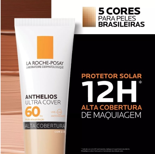 La Roche-posay Anthelios Ultra Cover Protetor Solar Facial Fps60 Cor 2.0 30 mL