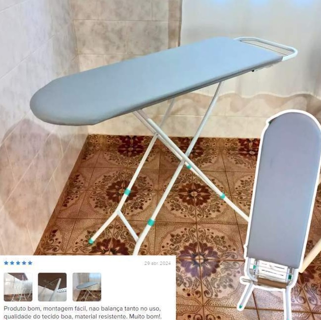 Mesa Tabua De Passar Roupa Tecido Térmico