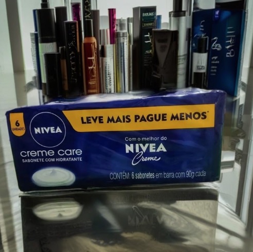 NIVEA Sabonete em Barra Creme Care Promo 6 un. 90g