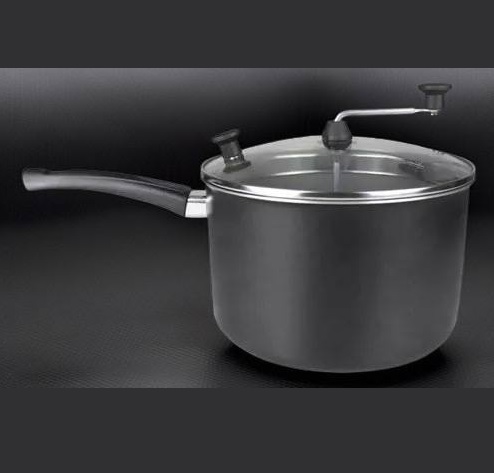 Panela Pipoca Pipoqueira Tampa Vidro Antiaderente Sem Oleo