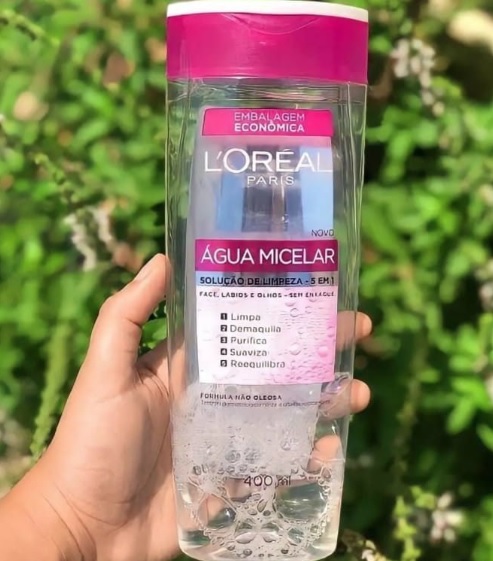 Água Micelar L’Oréal Paris Solução de Limpeza 5 em 1, 400ml