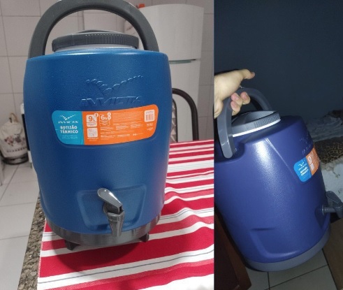 Botijão Térmico 9 Litros Azul Royal