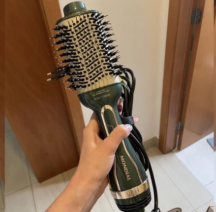 Escova Secadora e Alisadora Mondial ES-JU-02 1200w Bivolt