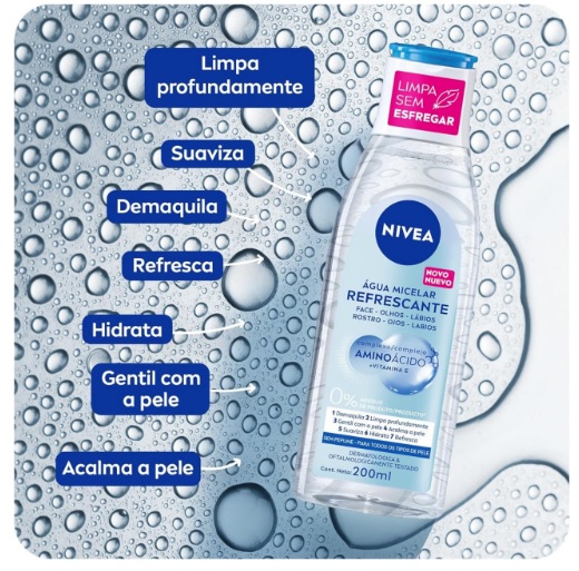 NIVEA Água Micelar Solução de Limpeza 7 em 1 200ml