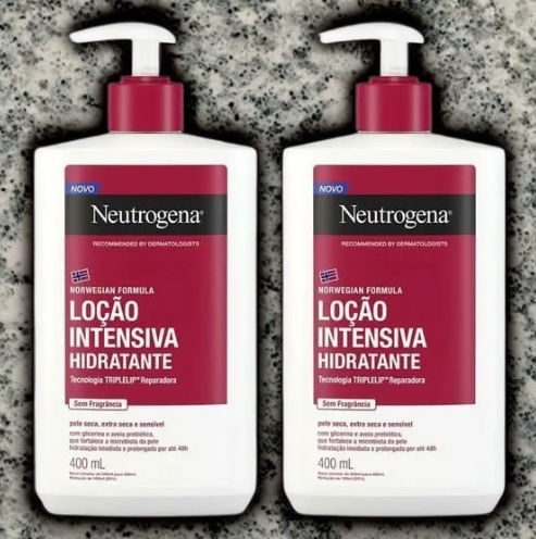 Neutrogena Norwegian Fórmula Intensivo Kit Com 2 Hidratantes Sem Fragrância