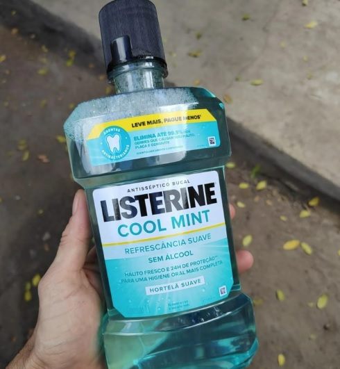 (Recorrência) Listerine Cool Mint Enxaguante Bucal Sem Álcool, 1L