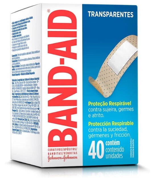 Band-Aid Curativos Adesivos Regular 40 Unidades