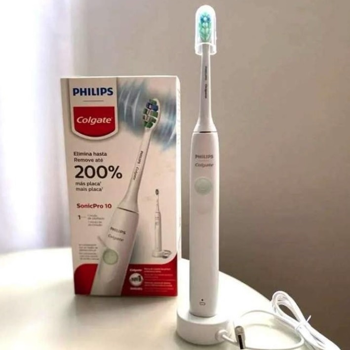 Colgate Escova De Dente Elétrica Philips Sonicpro 10 | Recarregável E Bivolt