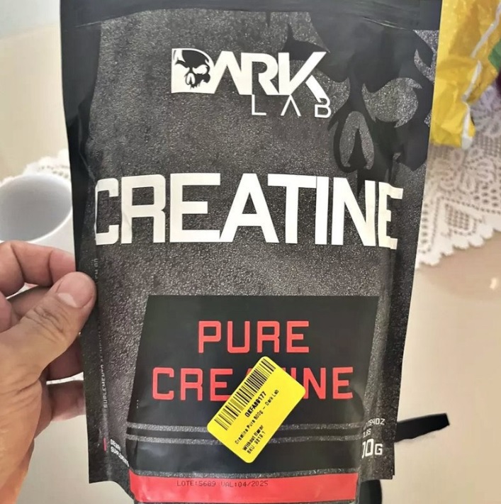 Creatina Monohidratada Pura 600g Dark Lab Unidade