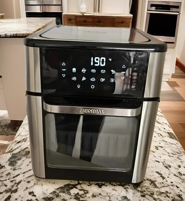 Fritadeira Elétrica sem Óleo/Air Fryer Mondial Forno Oven AFON-12L-BI Preta 12L
