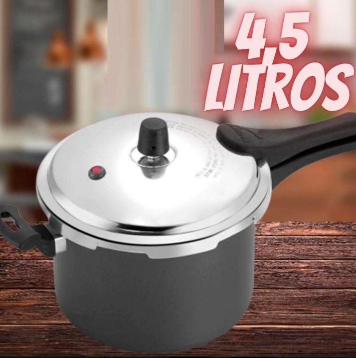 Panela De Pressão Fast 4,5l Fechamento Externo Lançamento